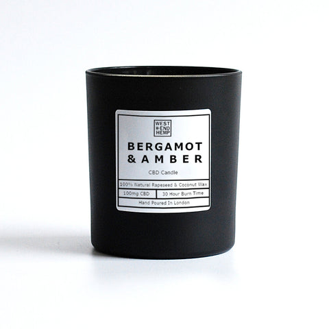 Bergamot & Amber CBD Candle